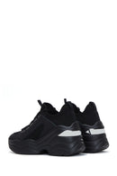 Women's Black High-Based Sneaker | Derimod