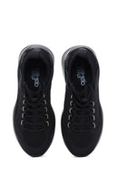 Women's Black High-Based Sneaker | Derimod