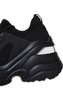 Women's Black High-Based Sneaker | Derimod