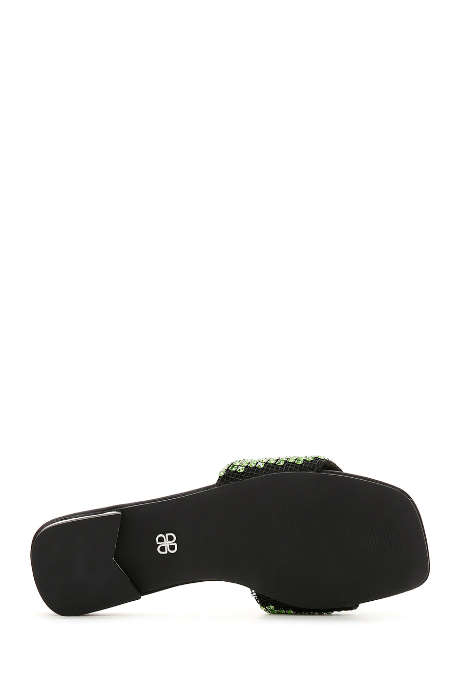 Women's Green Stone Slippers