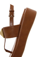 Women's Tan Thick Soled Flat Sandals | Derimod