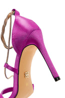 Kadın Pembe İnce Topuklu Sandalet | Derimod