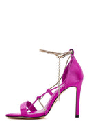 Kadın Pembe İnce Topuklu Sandalet | Derimod