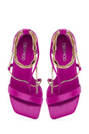 Kadın Pembe İnce Topuklu Sandalet | Derimod