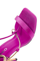 Kadın Pembe İnce Topuklu Sandalet | Derimod