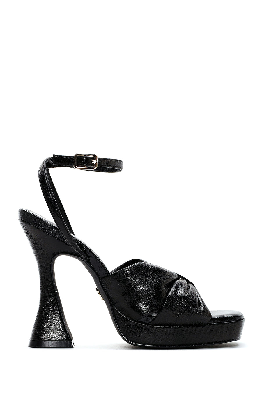 Women's Black Platform Heeled Sandals 23SFD445032 | Derimod
