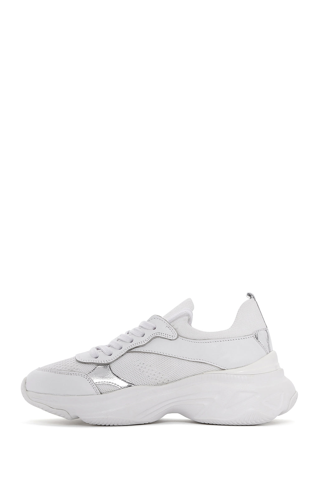 Kadın Beyaz Deri Sneaker