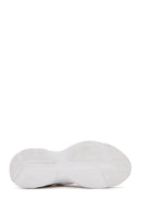 Women's White Leather Sneaker | Derimod
