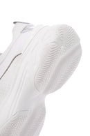 Women's White Leather Sneaker | Derimod