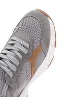 Kadın Gri Deri Sneaker | Derimod