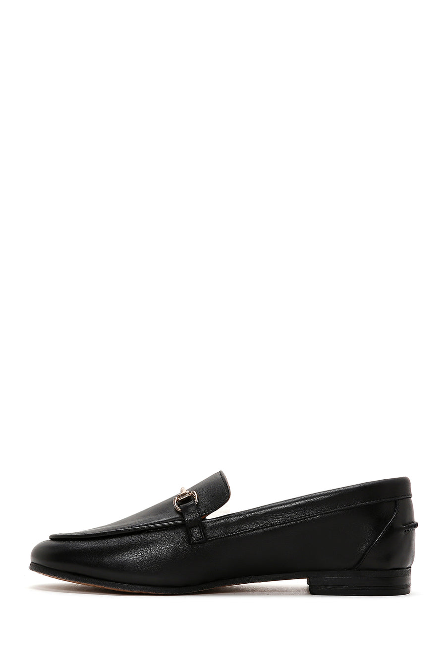 Women's Black Leather Classic Loafer
