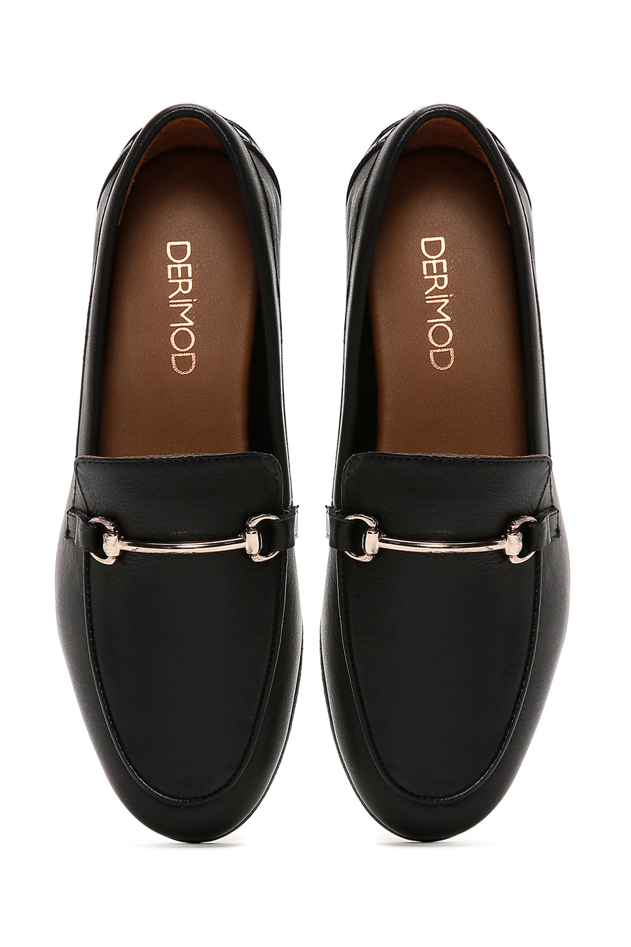 Women's Black Leather Classic Loafer