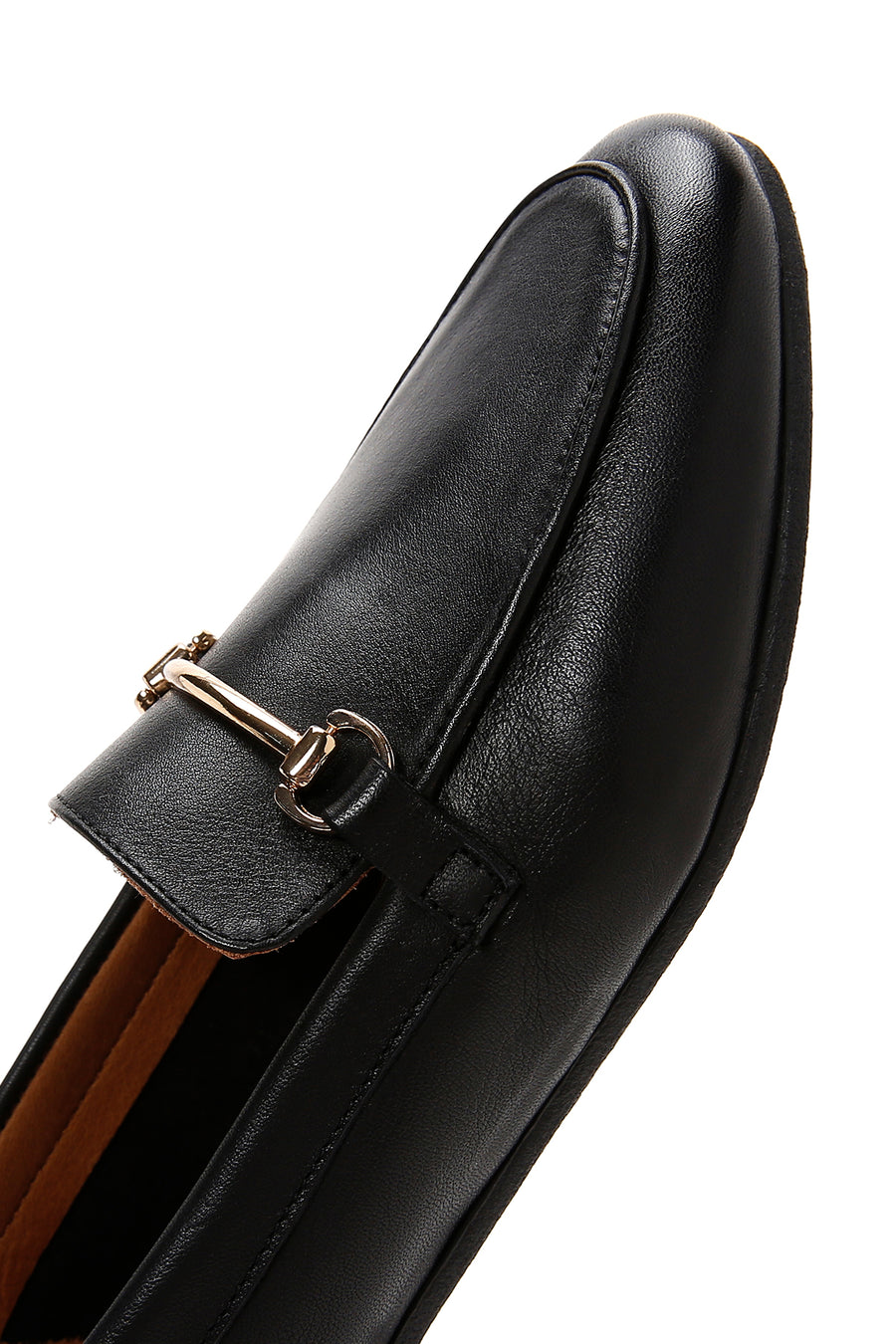 Women's Black Leather Classic Loafer