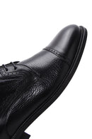 Men's Black Leather Classic Shoes | Derimod
