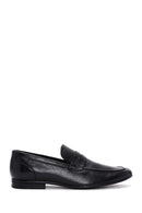 Men's Black Leather Classic Loafer | Derimod