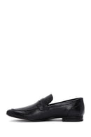 Men's Black Leather Classic Loafer | Derimod