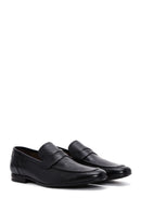 Men's Black Leather Classic Loafer | Derimod
