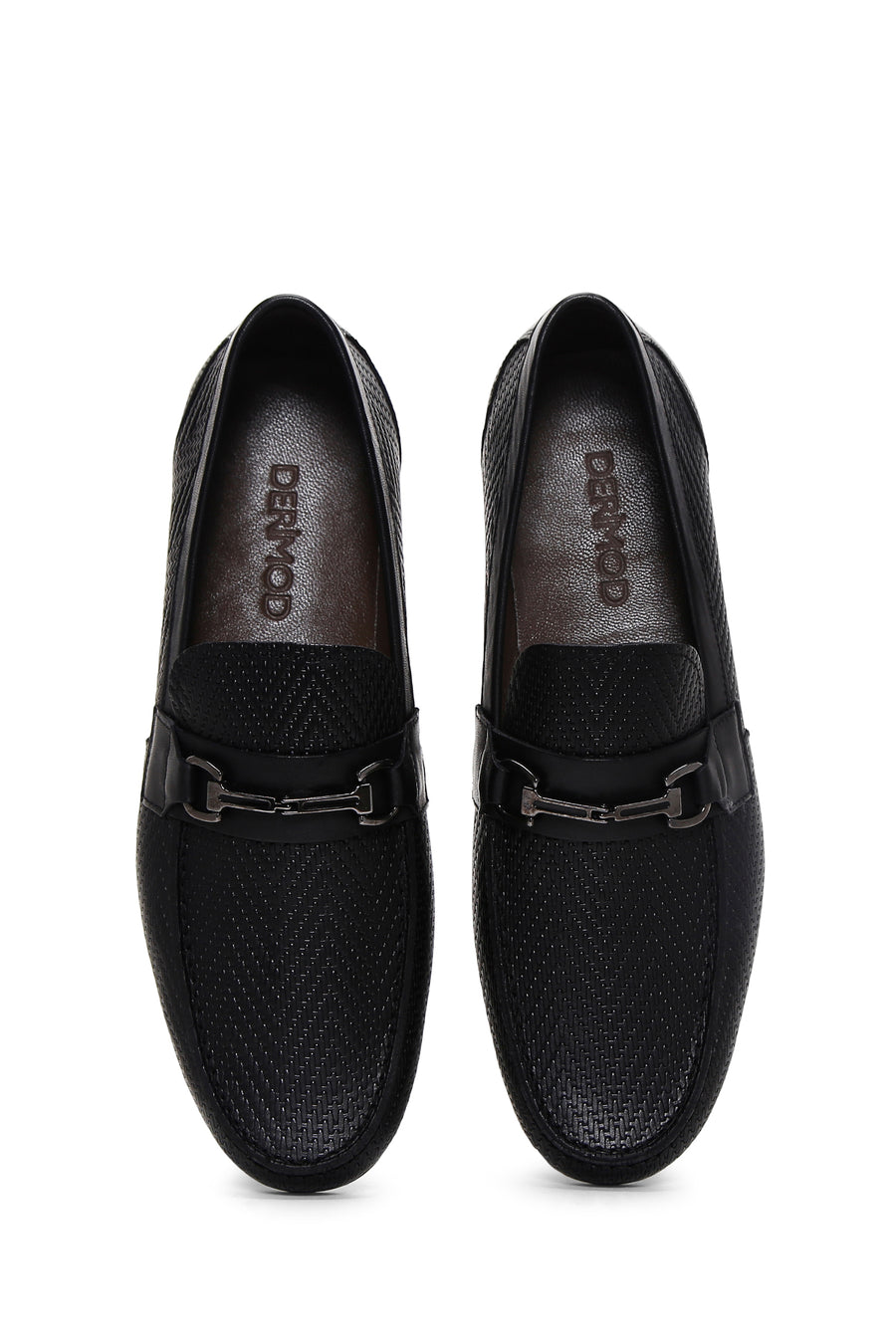 Erkek Siyah Deri Klasik Loafer