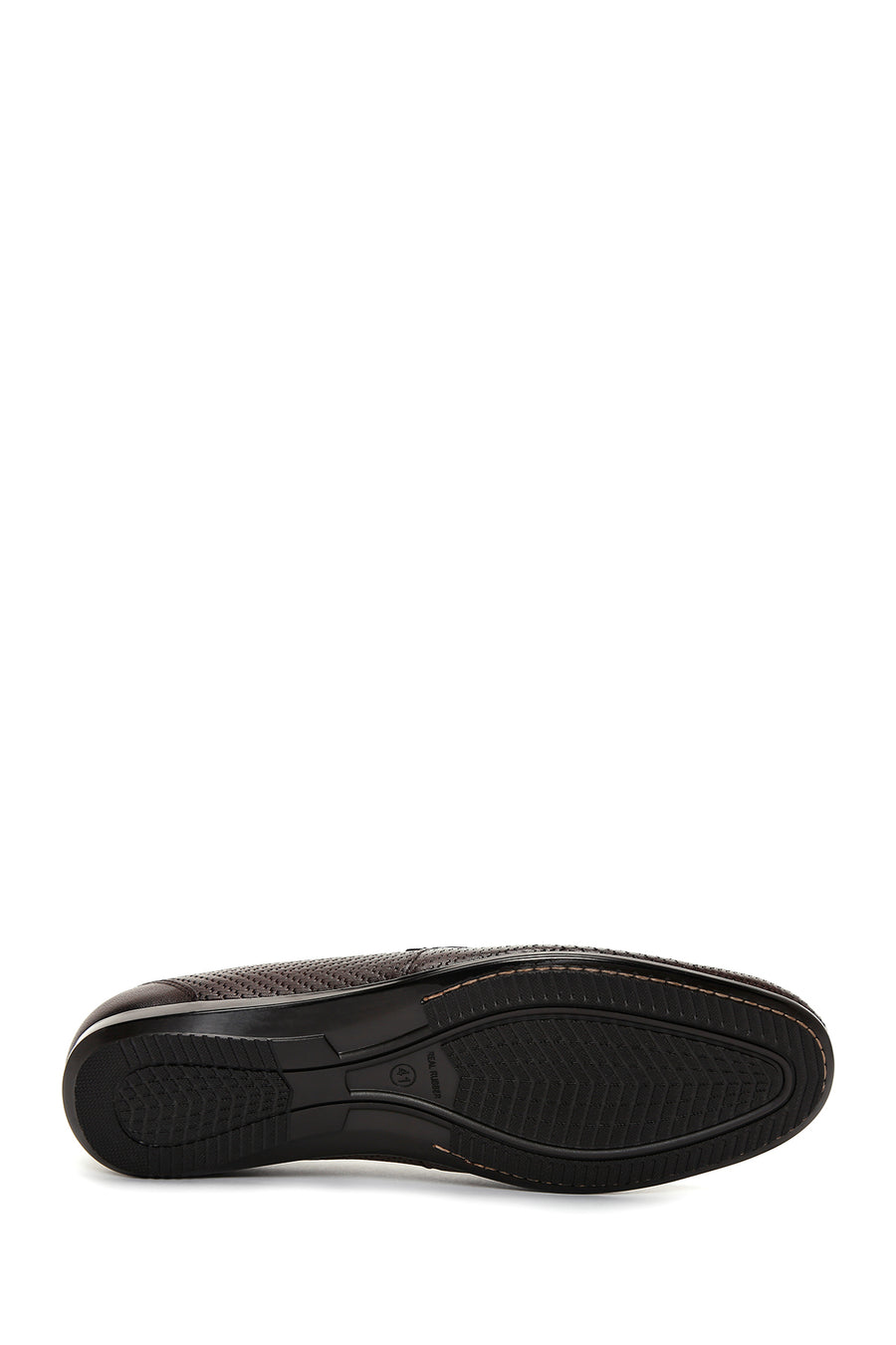 Erkek Kahve Deri Klasik Loafer