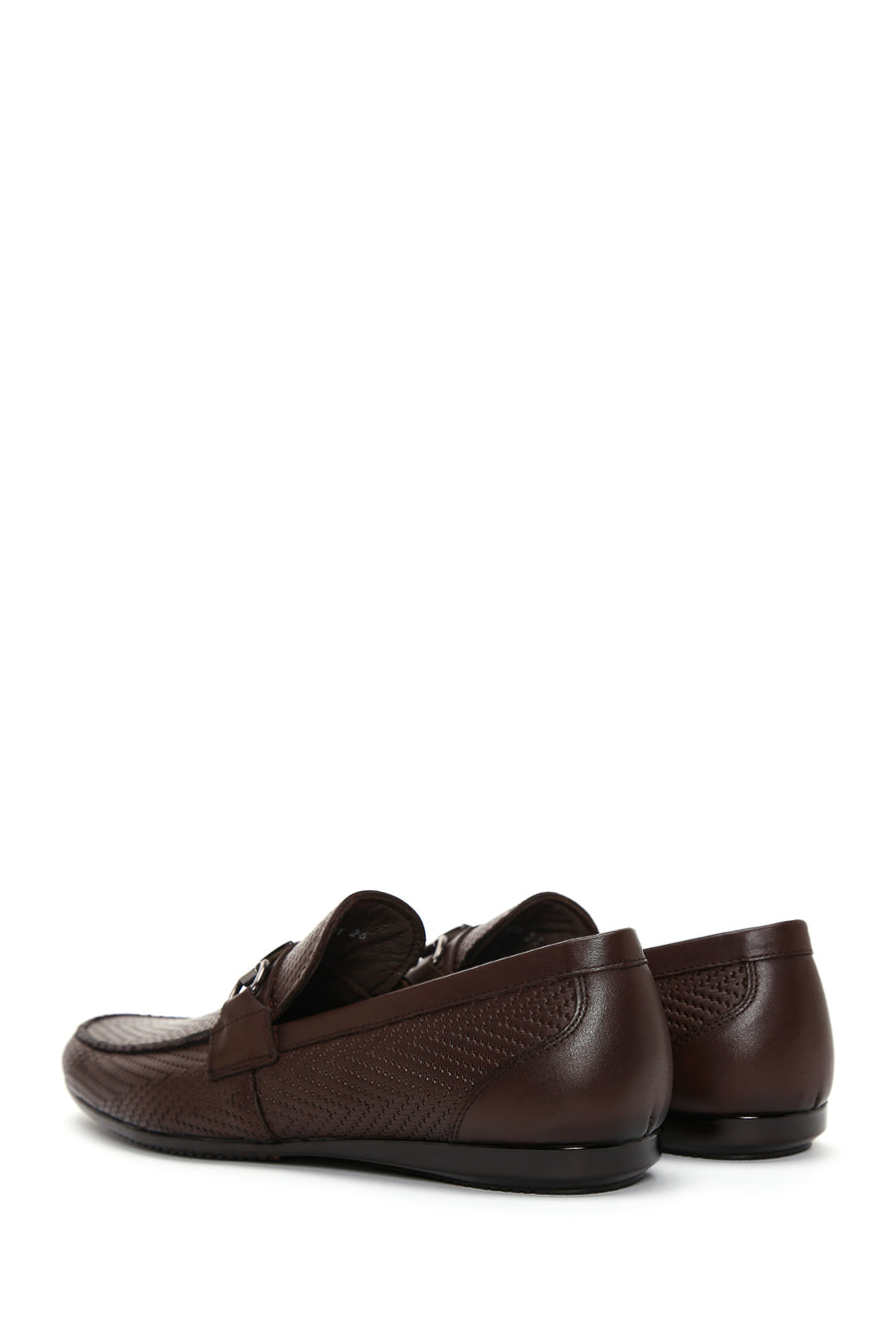 Erkek Kahve Deri Klasik Loafer