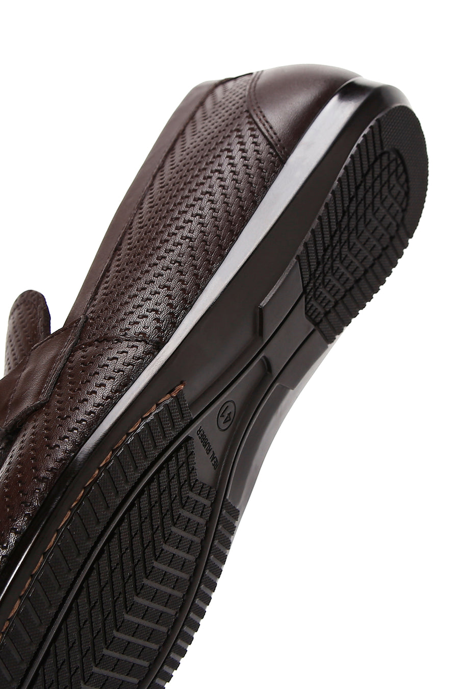 Erkek Kahve Deri Klasik Loafer