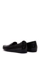 Men's Black Leather Casual Loafer | Derimod