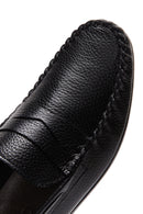 Men's Black Leather Casual Loafer | Derimod