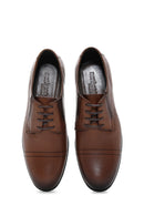 Men's Tan Leather Printed Classic Leather Shoes | Derimod