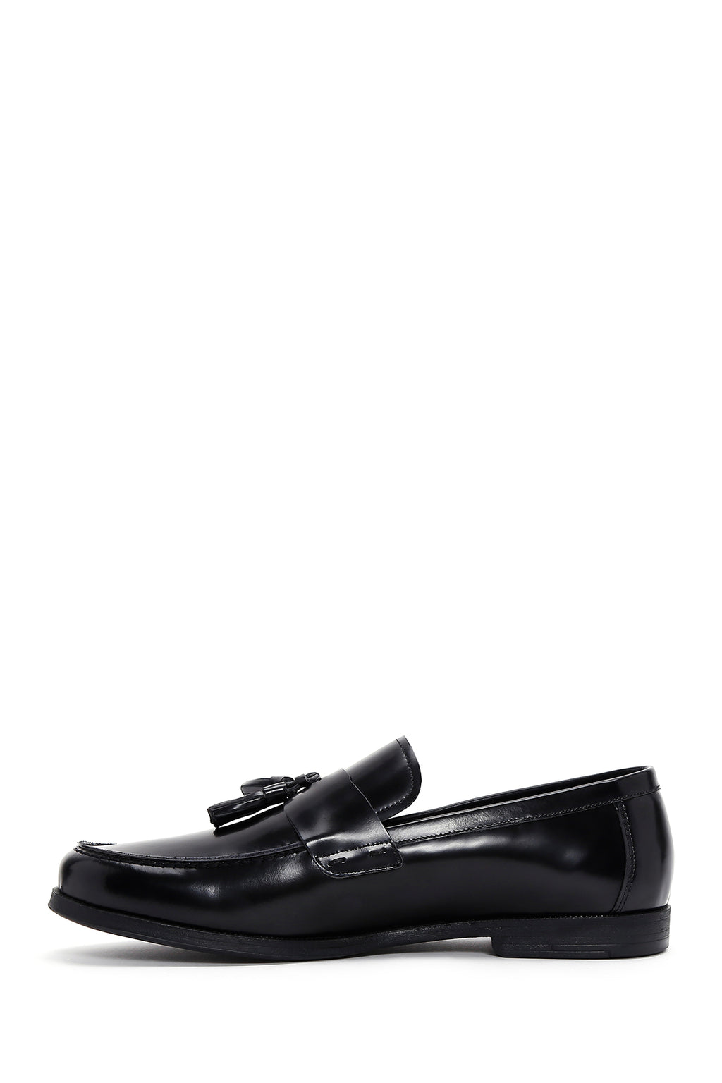 Erkek Siyah Deri Klasik Loafer