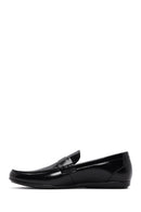 Men's Black Patent Leather Classic Loafer | Derimod