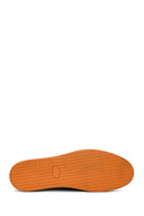 Men's Black Printed Leather Buckle Sports Loafer | Derimod