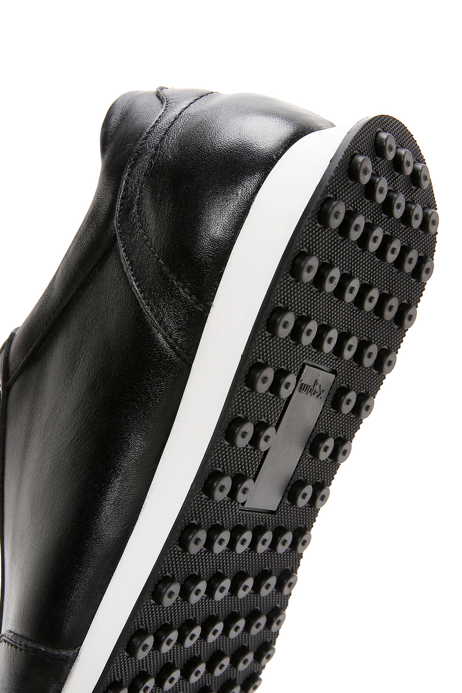 Erkek Siyah Deri Sneaker