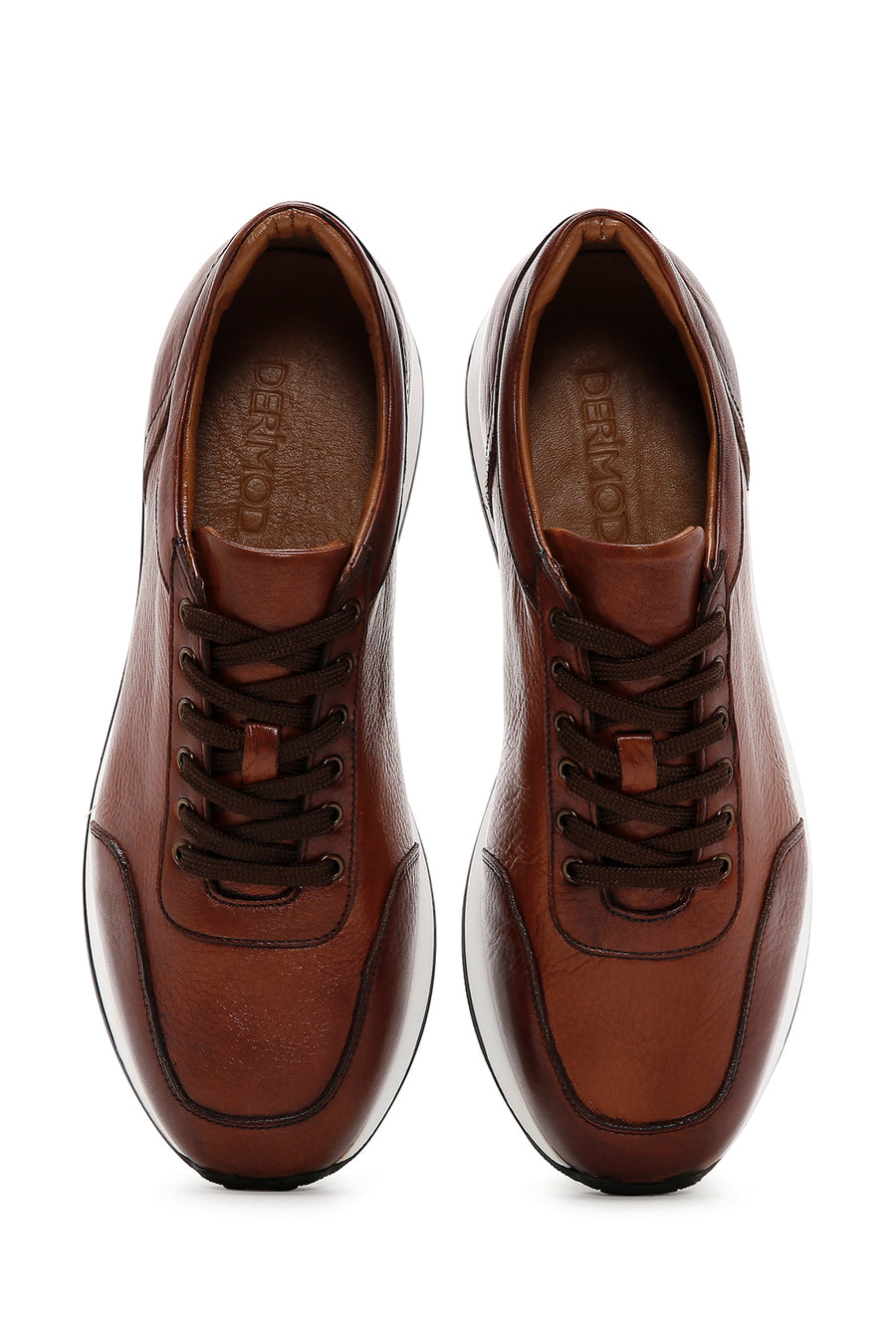 Men's Tan Leather Sneaker