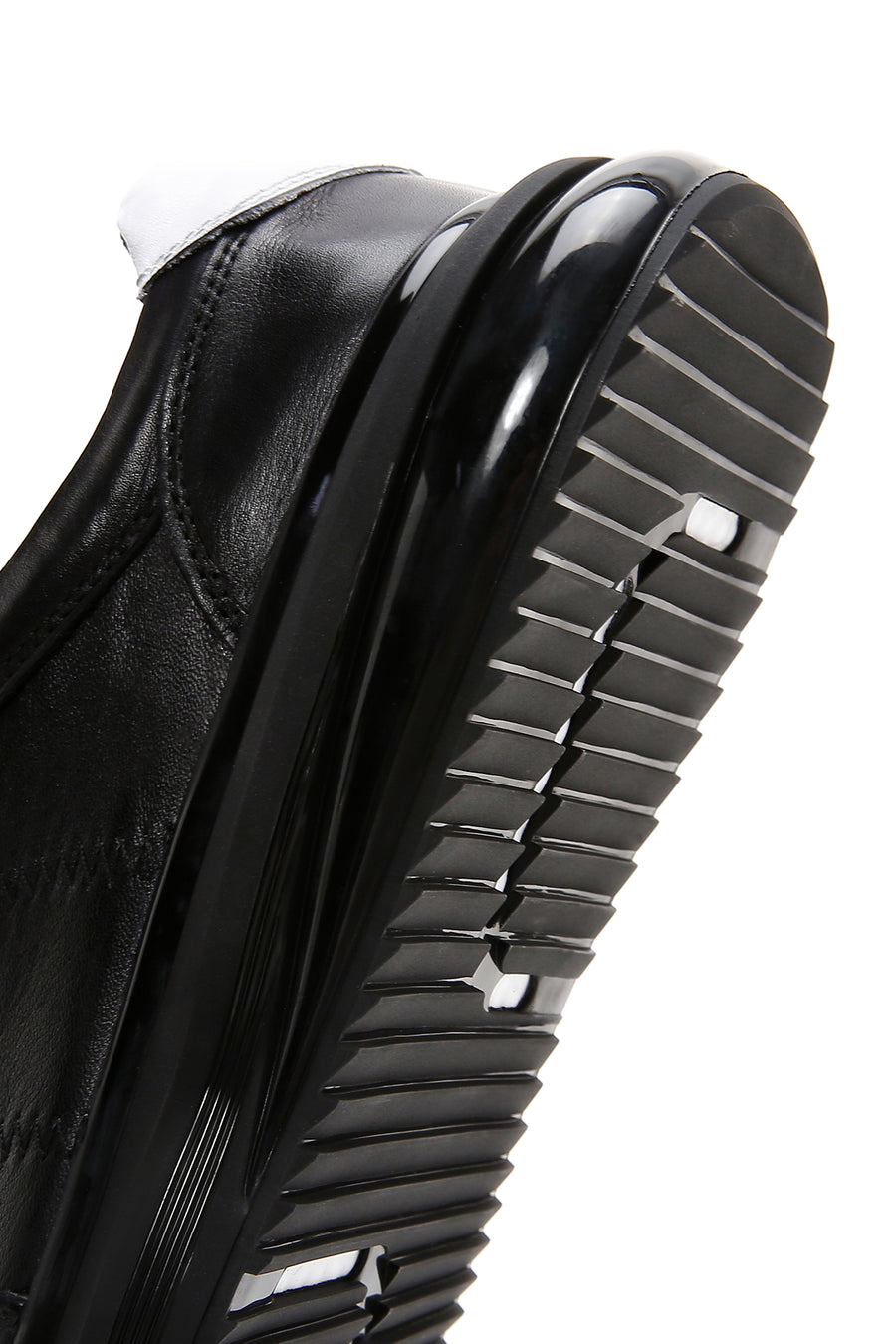 Erkek Siyah Deri Sneaker