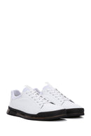 Erkek Beyaz Deri Sneaker | Derimod