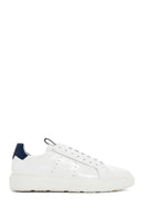 Erkek Beyaz Deri Kalın Tabanlı Sneaker | Derimod