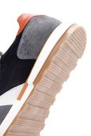 Men's Gray Suede Detailed Sneaker | Derimod