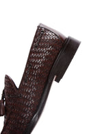 Erkek Kahverengi Deri Loafer | Derimod