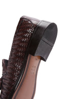 Erkek Kahverengi Deri Loafer | Derimod