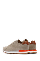 Men's Mink Suede Leather Sneaker | Derimod