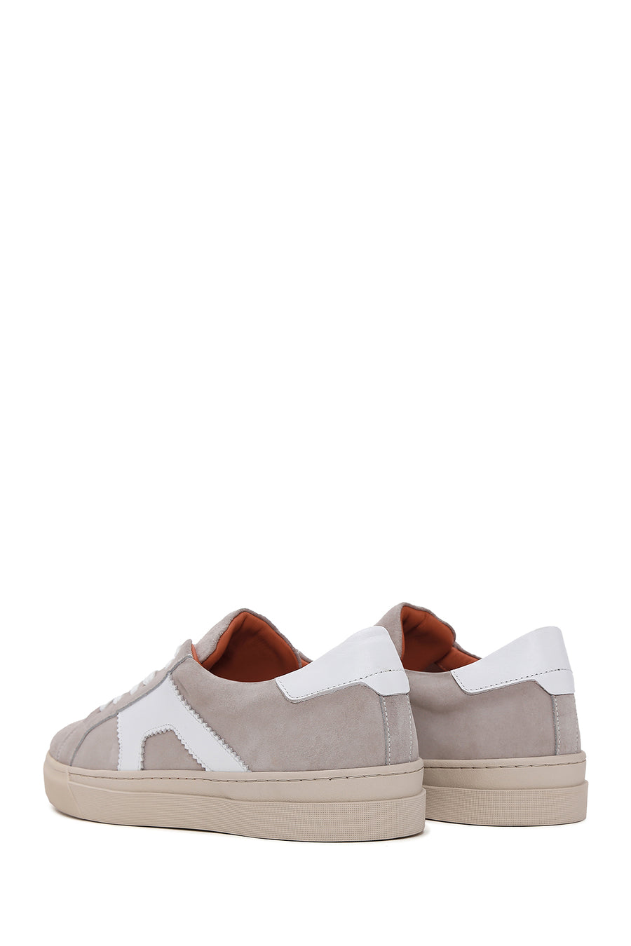 Erkek Vizon Süet Deri Sneaker
