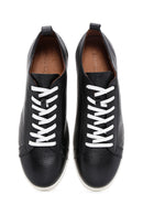 Erkek Siyah Deri Sneaker | Derimod