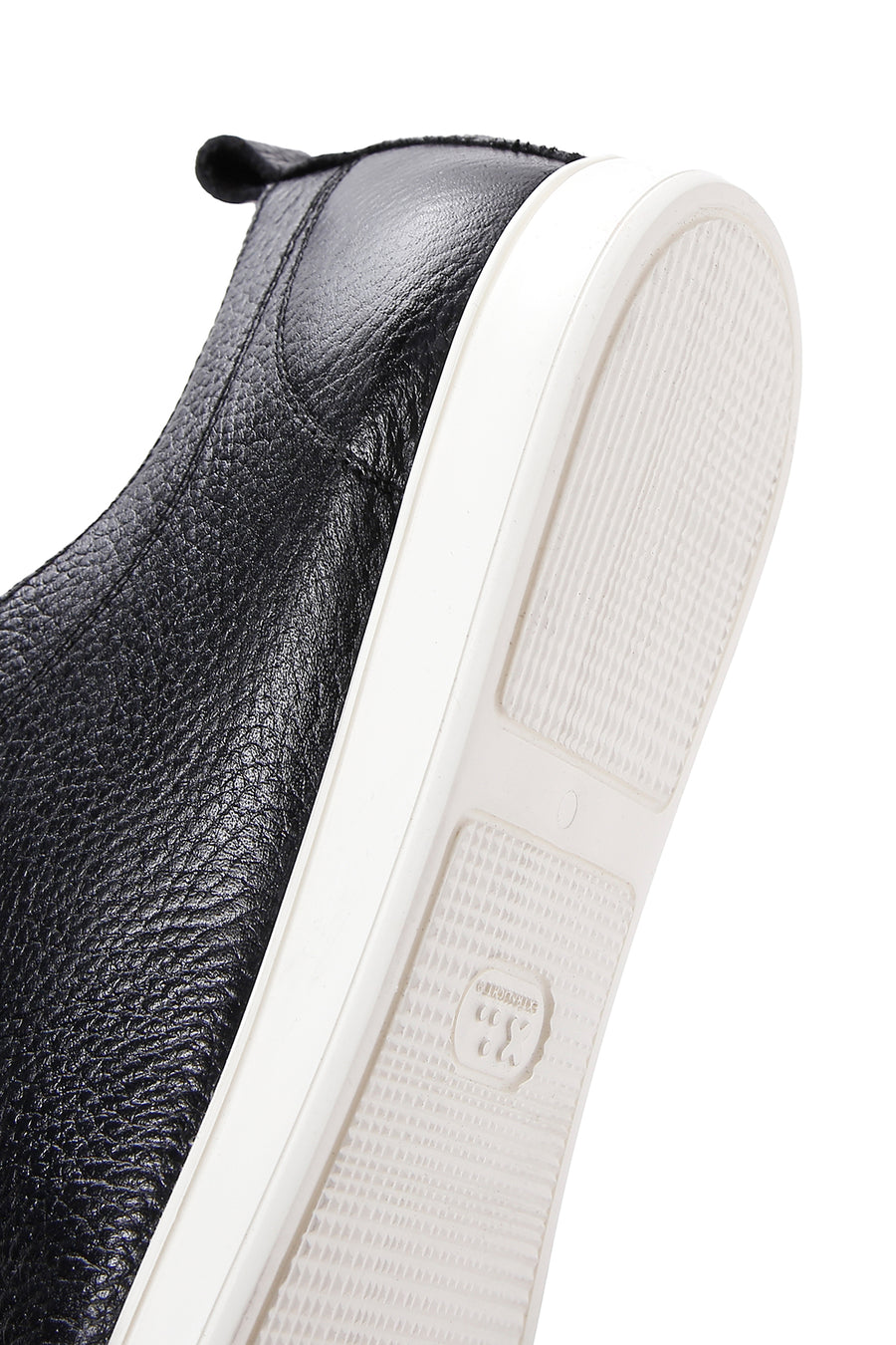 Erkek Siyah Deri Sneaker