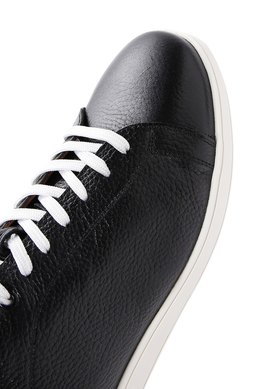 Erkek Siyah Deri Sneaker