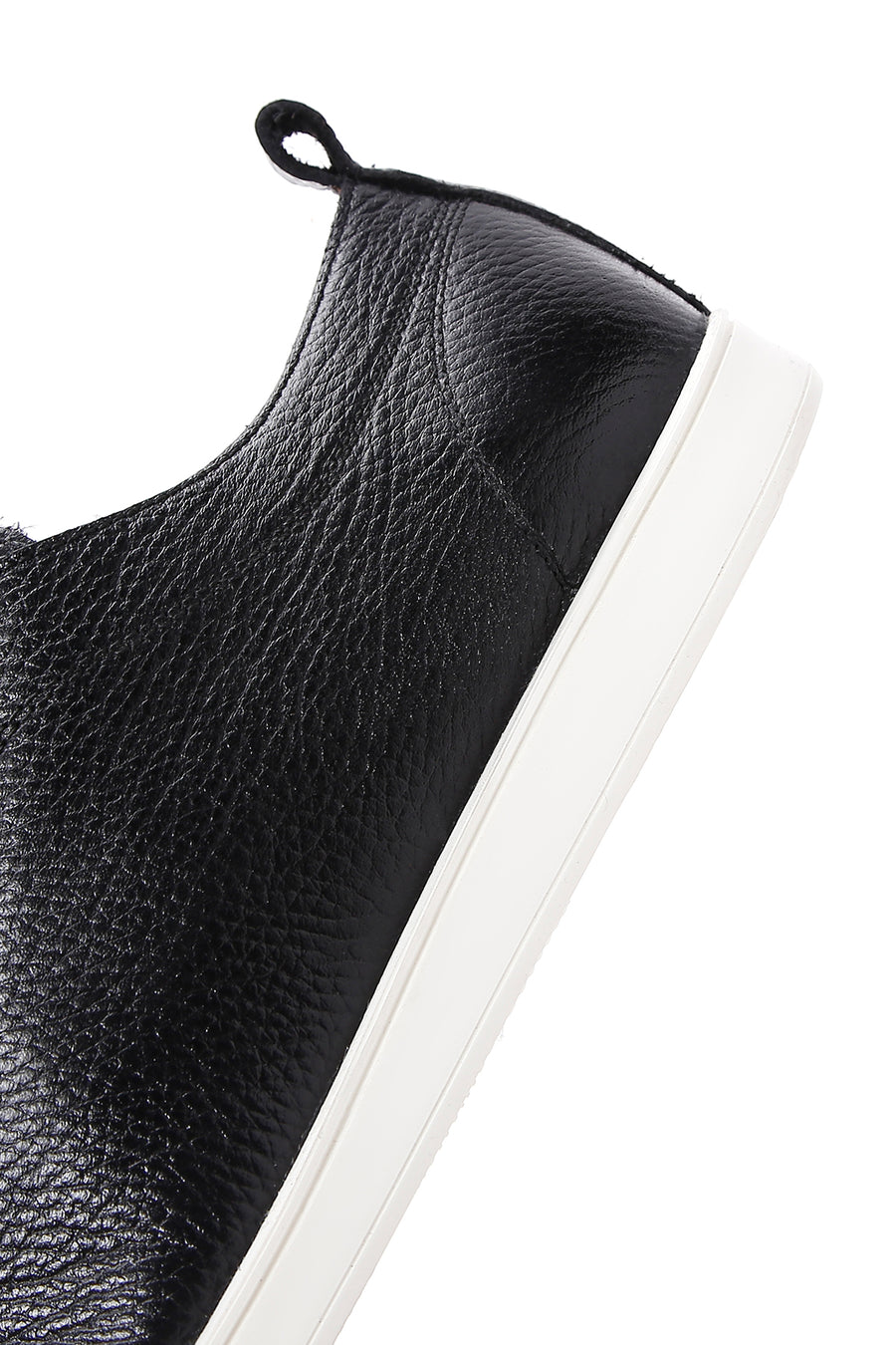 Erkek Siyah Deri Sneaker