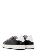 Erkek Siyah Büyük Beden Deri Sneaker | Derimod