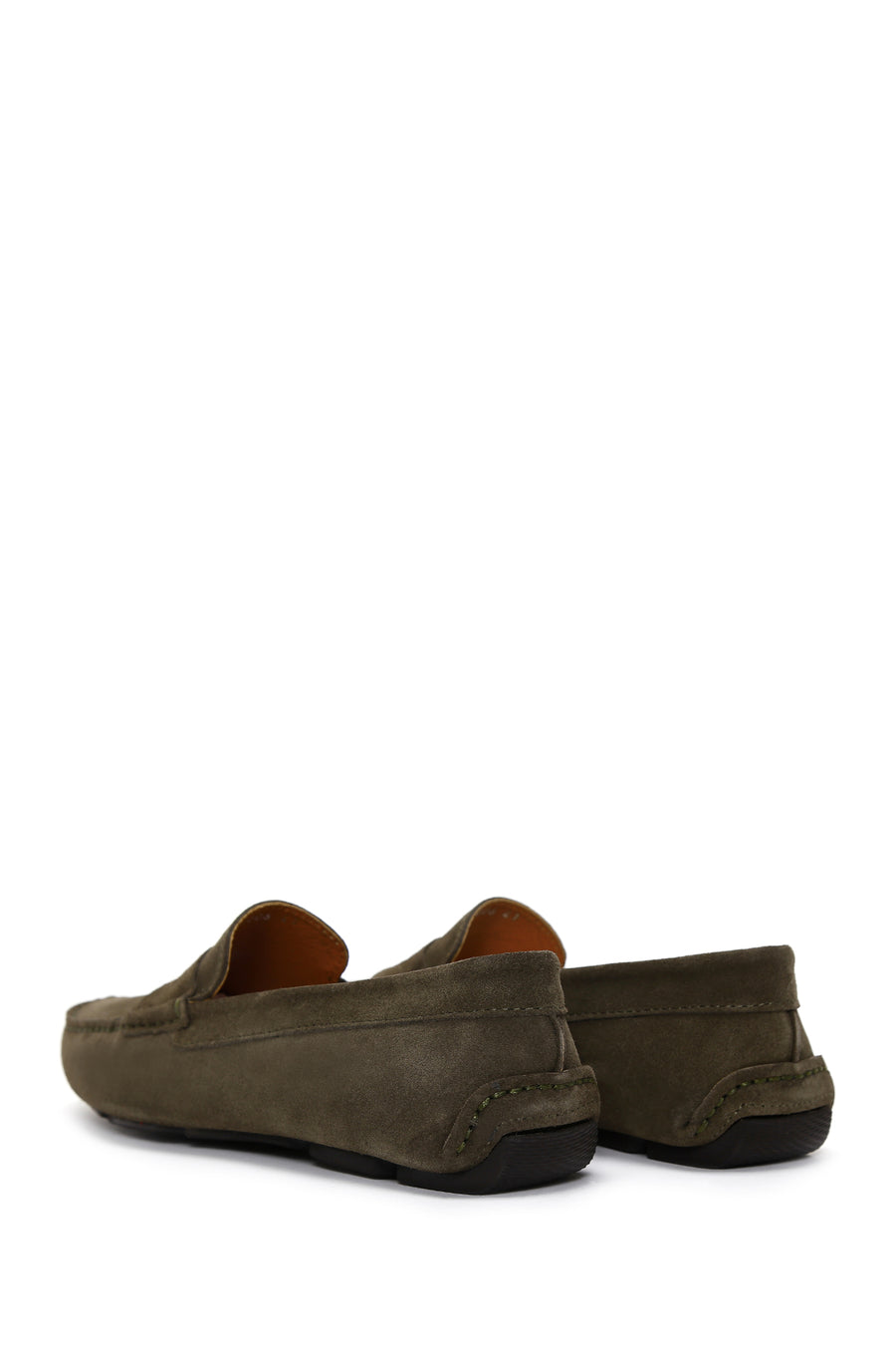 Erkek Yeşil Süet Deri Loafer