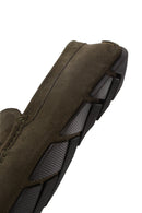 Erkek Yeşil Süet Deri Loafer | Derimod