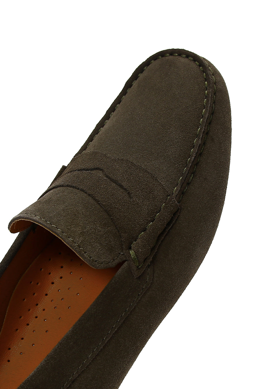 Erkek Yeşil Süet Deri Loafer