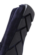 Men's Navy Blue Suede Leather Loafer | Derimod